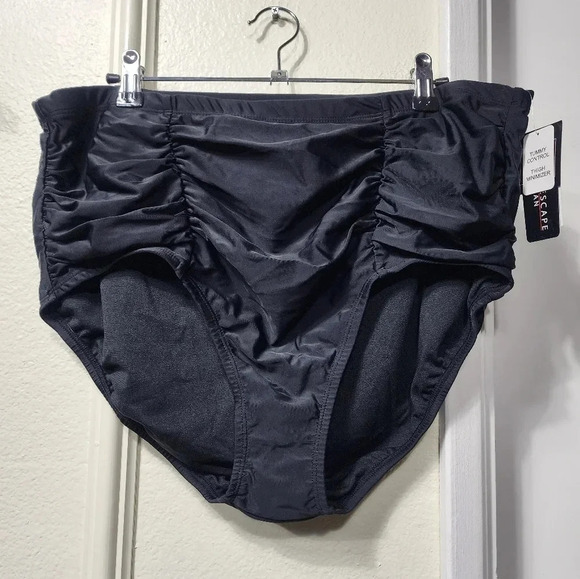 Island Escape NWT Tummy Control Thigh Minimizer Swim Bottoms - Size 20W - Picture 1 of 7